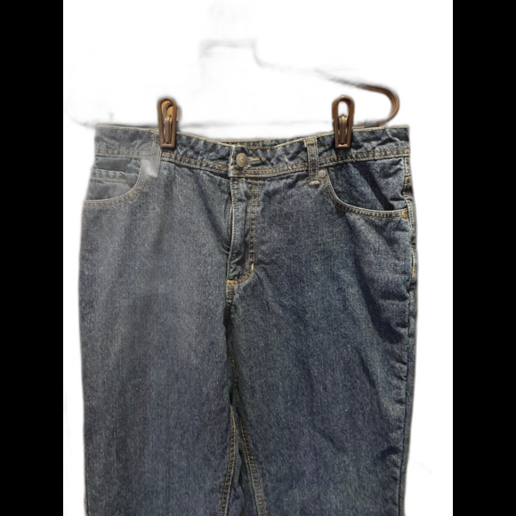 Natural Reflections Womens Jeans Sz ? 12  Flannel Lined Thick Denim Straight - Picture 2 of 12